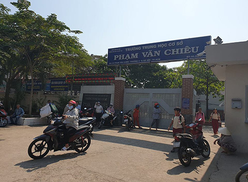 Trường trung học cơ sở Phạm Văn Chiêu, quận Gò Vấp, Thành phố Hồ Chí Minh (ảnh minh họa: P.L) Trường trung học cơ sở Phạm Văn Chiêu, quận Gò Vấp, Thành phố Hồ Chí Minh (ảnh minh họa: P.L)