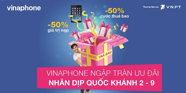 VinaPhone đưa ra nhiều ưu đãi hấp dẫn nhân dịp Quốc khánh. VinaPhone đưa ra nhiều ưu đãi hấp dẫn nhân dịp Quốc khánh.