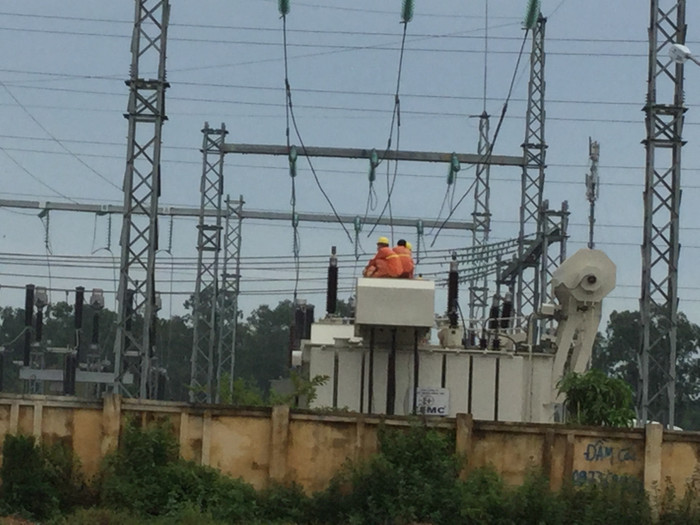 EVNNPC đã cung cấp đủ 100% công suất phụ tải Samsung Việt Nam tại Thái Nguyên vào lúc 12 giờ 15 ngày 5/8/2017.