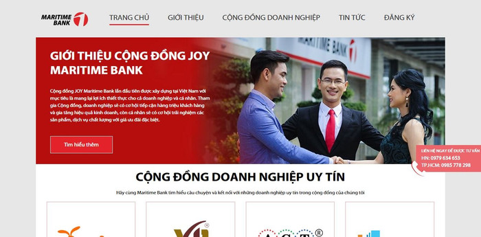 Để tìm hiểu thêm về Cộng đồng JOY-Maritime Bank, doanh nghiệp có thể truy cập trang web http://congdongjoy.msb.com.vn/ hoặc liên hệ hotline 0979643653 (Hà Nội) hoặc 0985778298 (Thành phố Hồ Chí Minh). Để tìm hiểu thêm về Cộng đồng JOY-Maritime Bank, doanh nghiệp có thể truy cập trang web http://congdongjoy.msb.com.vn/ hoặc liên hệ hotline 0979643653 (Hà Nội) hoặc 0985778298 (Thành phố Hồ Chí Minh).