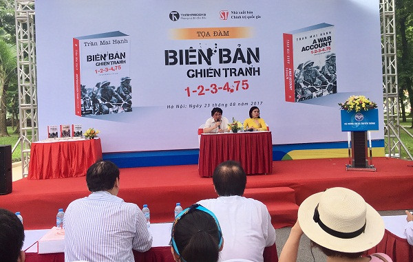 Tọa đàm &quot;Biên bản chiến tranh 1-2-3-4.75&quot; diễn ra vào sáng 23/8/2017.