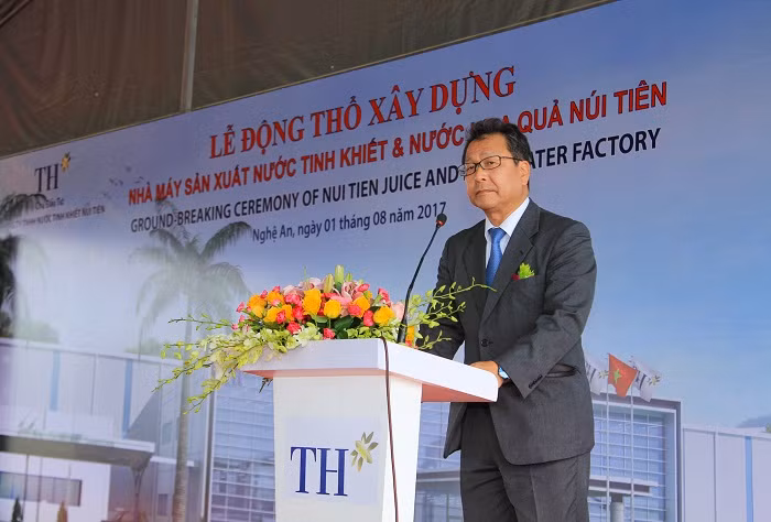 Ông Akira Fujiwara - Chuyên gia, Giám đốc khối Hải ngoại thuộc Maeda Corporation - phát biểu tại buổi lễ.