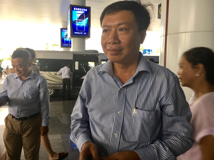 Thầy Lê Minh Hoàng, giáo viên dạy Tin của em Lê Quang Tuấn. (Ảnh: Vương Thủy) Thầy Lê Minh Hoàng, giáo viên dạy Tin của em Lê Quang Tuấn. (Ảnh: Vương Thủy)