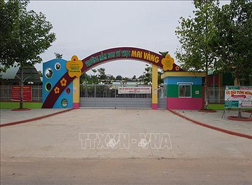 Trường mầm non tư thục Mai Vàng ở xã Minh Hưng, huyện Chơn Thành, tỉnh Bình Phước (ảnh: TTXVN) Trường mầm non tư thục Mai Vàng ở xã Minh Hưng, huyện Chơn Thành, tỉnh Bình Phước (ảnh: TTXVN)