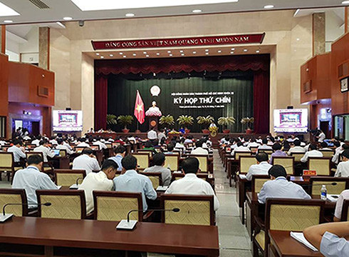 Một kỳ họp của Hội đồng nhân dân Thành phố Hồ Chí Minh (ảnh minh họa: P.L) Một kỳ họp của Hội đồng nhân dân Thành phố Hồ Chí Minh (ảnh minh họa: P.L)