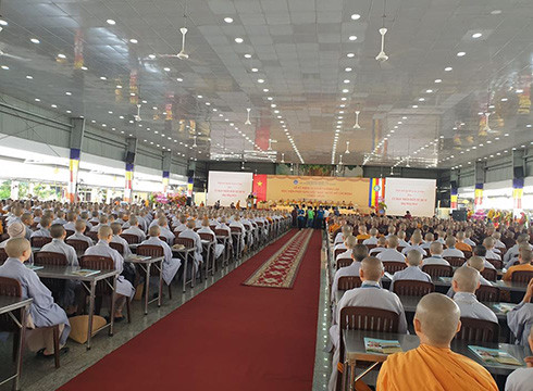 Toàn cảnh buổi lễ kỷ niệm 35 năm ngày thành lập Học viện Phật giáo Việt Nam tại thành phố (ảnh: P.L) Toàn cảnh buổi lễ kỷ niệm 35 năm ngày thành lập Học viện Phật giáo Việt Nam tại thành phố (ảnh: P.L)