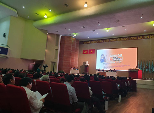 Toàn cảnh Hội nghị thường niên năm 2019 của Đại học Quốc gia Thành phố Hồ Chí Minh (ảnh: P.L) Toàn cảnh Hội nghị thường niên năm 2019 của Đại học Quốc gia Thành phố Hồ Chí Minh (ảnh: P.L)