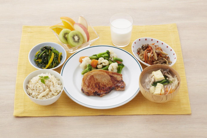 Thực đơn trong chương trình Kachimeshi® hỗ trợ dinh dưỡng cho các vận động viên.