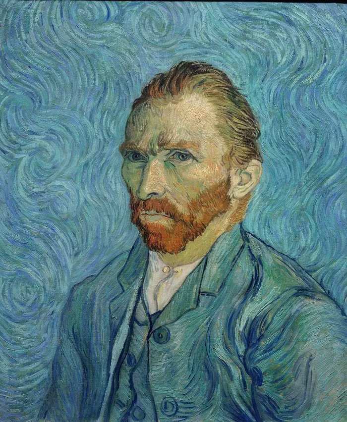 Tác phẩm "Tự họa", 1889, Sơn dầu trên toan, 54 x 65 cm, Bảo tàng Orsay, Paris Tác phẩm "Tự họa", 1889, Sơn dầu trên toan, 54 x 65 cm, Bảo tàng Orsay, Paris