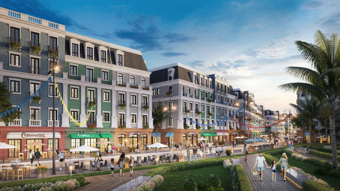 Phối cảnh Shophoue Melodia năng động trung tâm bãi Kem