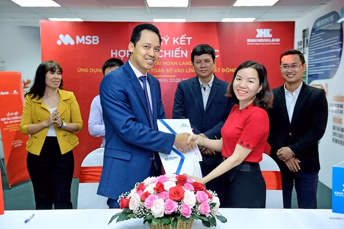 MSB triển khai giải pháp tài chính toàn diện cho khách hàng của Khải Hoàn Land
