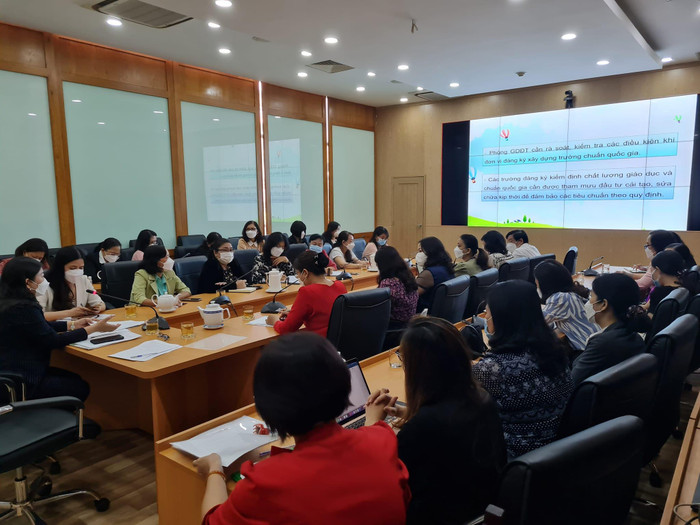 Buổi họp giao ban về giáo dục mầm non chuẩn bị cho việc đi học lại tại TPHCM (ảnh: P.L) Buổi họp giao ban về giáo dục mầm non chuẩn bị cho việc đi học lại tại TPHCM (ảnh: P.L)