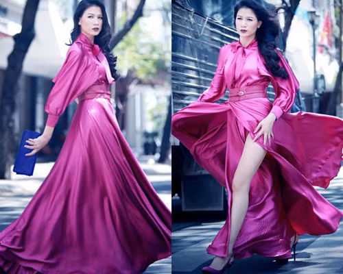 Trang Trần Khán giả biết đến Trang Trần với những bước chân tự tin trên sàn catwalk. Cô cũng rất chịu khó làm mới hình ảnh, thử nghiệm nhiều cách make-up khác nhau. Nhan sắc Trang Trần tuy "thường thường bậc trung" nhưng cô luôn toát lên thần thái sexy, quyến rũ. Trang Trần sử dụng son tím "ton sur ton" với trang phục, phụ kiện tạo nên những shoot hình đẹp mắt.