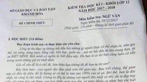 Lộ đề kiểm tra, đề thi - những bí mật bên trong ảnh 3 Lộ đề kiểm tra, đề thi - những bí mật bên trong ảnh 3