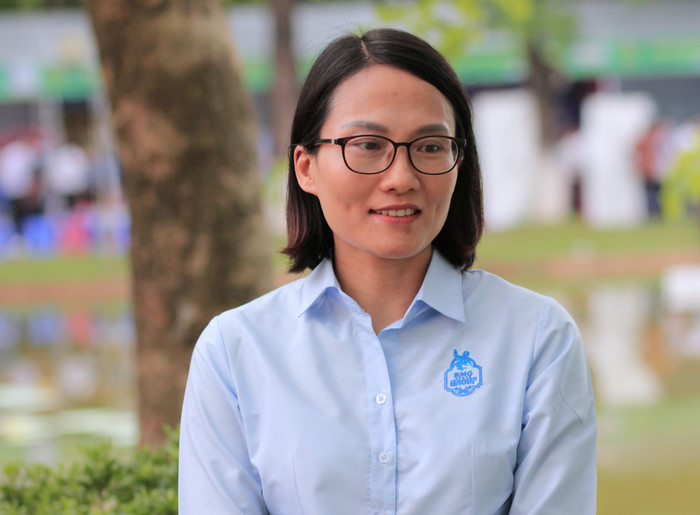 Bà Vũ Thị Thu Hoài - Giám đốc Kinh doanh Tập đoàn Đức Hạnh Marphavet BMG. Ảnh: CA GDVN_Bà Vũ Thị Thu Hoài.JPG