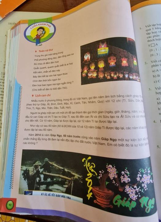 Nhiều người không hiểu cho các em học sinh lớp 6 học Lịch can chi để làm gì? (ảnh: P.L) Nhiều người không hiểu cho các em học sinh lớp 6 học Lịch can chi để làm gì? (ảnh: P.L)