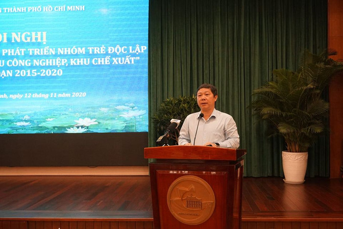 Phó Chủ tịch Ủy ban nhân dân Thành phố Hồ Chí Minh phát biểu chỉ đạo hội nghị (ảnh: CTV)