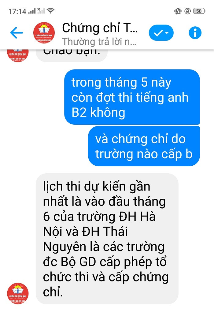 Các trung tâm chứng chỉ 3 không vẫn tư vấn và tổ chức thi, cấp chứng chỉ bình thường (Ảnh: Vũ Ninh) Các trung tâm chứng chỉ 3 không vẫn tư vấn và tổ chức thi, cấp chứng chỉ bình thường (Ảnh: Vũ Ninh)