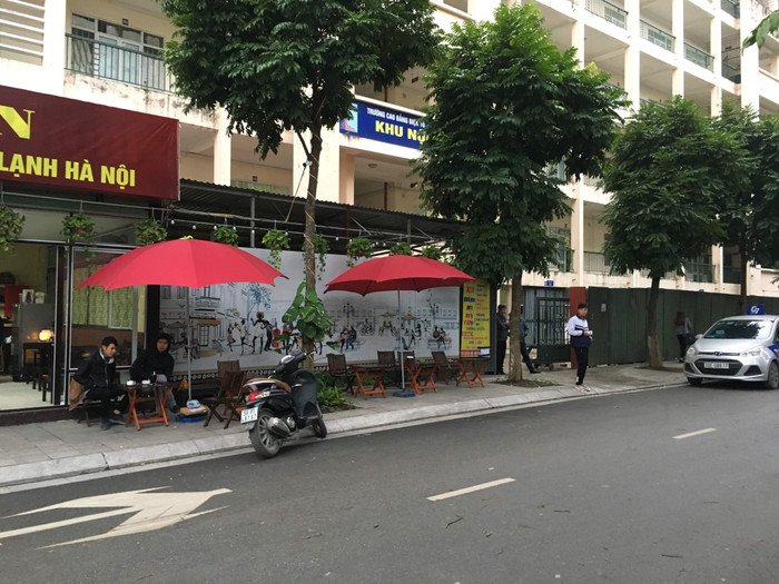 Ký túc xá Trường Cao đẳng điện tử - điện lạnh Hà Nội. Ảnh: Vũ Phương.