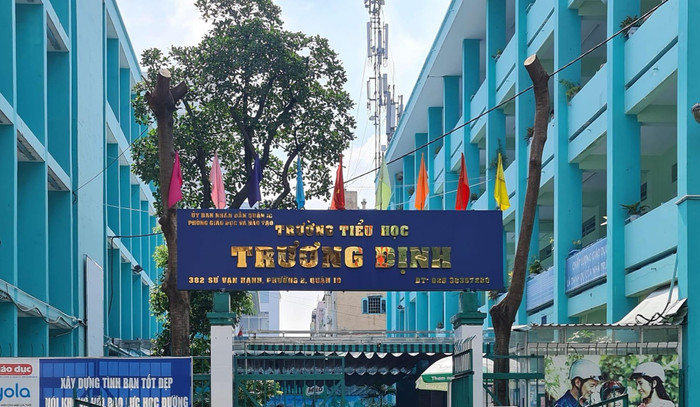 Trường Tiểu học Trương Định, quận 10, Thành phố Hồ Chí Minh (ảnh minh họa: FB nhà trường) Trường Tiểu học Trương Định, quận 10, Thành phố Hồ Chí Minh (ảnh minh họa: FB nhà trường)