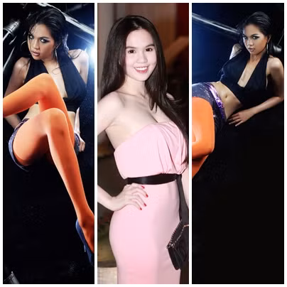 Gu thời trang nền nã gợi cảm cùng những gam màu dịu dàng cũng hỗ trợ Ngọc Trinh trong con đường 'ngoan hiền' của mình. Gu thời trang nền nã gợi cảm cùng những gam màu dịu dàng cũng hỗ trợ Ngọc Trinh trong con đường 'ngoan hiền' của mình.