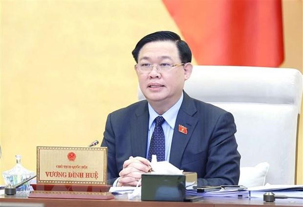 Chủ tịch Quốc hội Vương Đình Huệ. (Ảnh: Doãn Tấn/TTXVN)