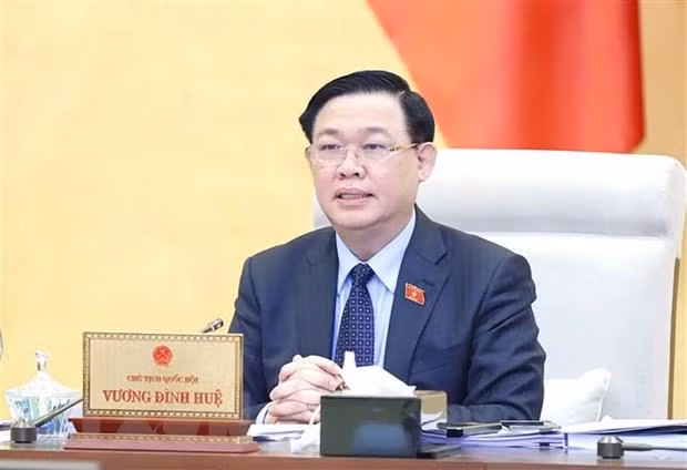 Chủ tịch Quốc hội Vương Đình Huệ. (Ảnh: Doãn Tấn/TTXVN)