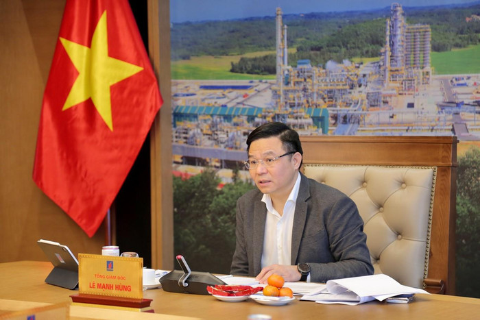 Tổng giám đốc Petrovietnam Lê Mạnh Hùng phát biểu kết luận Hội nghị Tổng giám đốc Petrovietnam Lê Mạnh Hùng phát biểu kết luận Hội nghị