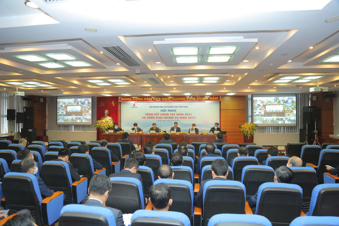 Toàn cảnh Hội nghị Tổng kết công tác năm 2021 và triển khai nhiệm vụ năm 2022 của Petrovietnam Toàn cảnh Hội nghị Tổng kết công tác năm 2021 và triển khai nhiệm vụ năm 2022 của Petrovietnam