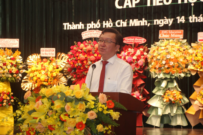 Phó Giám đốc Sở Giáo dục và Đào tạo Thành phố Hồ Chí Minh Nguyễn Bảo Quốc phát biểu chỉ đạo (ảnh: V.D) gdvn_NBQuoc.jpg