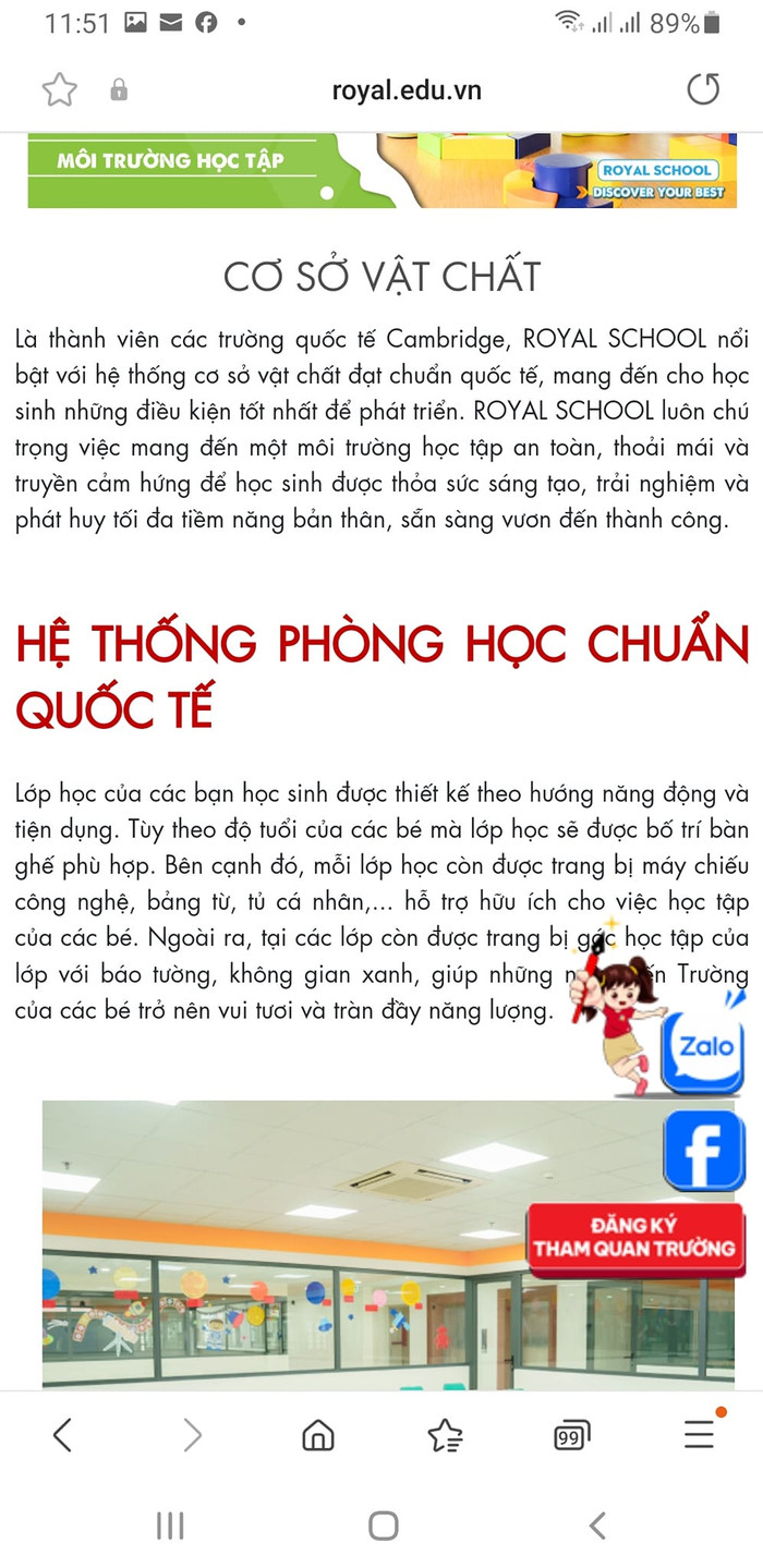 Công khai hệ thống cơ sở vật chất không đúng các biểu mẫu mà Thông tư 36/2017/TT-BGDĐT quy định (ảnh chụp màn hình) gdvn_HoangGia5.jpg