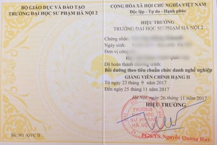 Chứng chỉ được cấp sau 3 ngày, không cần học, sau hôm đăng ký có thể đi thi hoặc làm bài thu hoạch (Ảnh: N.D) Chứng chỉ được cấp sau 3 ngày, không cần học, sau hôm đăng ký có thể đi thi hoặc làm bài thu hoạch (Ảnh: N.D)