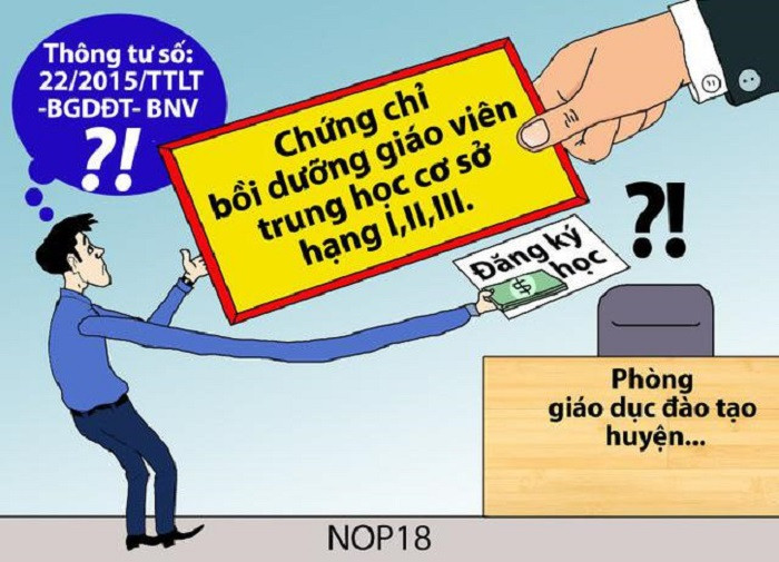 Nhiều tiêu cực đã được bộc lộ tại các lớp bồi dưỡng chứng chỉ chức danh nghiệp vụ (Ảnh minh họa: Internet) Nhiều tiêu cực đã được bộc lộ tại các lớp bồi dưỡng chứng chỉ chức danh nghiệp vụ (Ảnh minh họa: Internet)