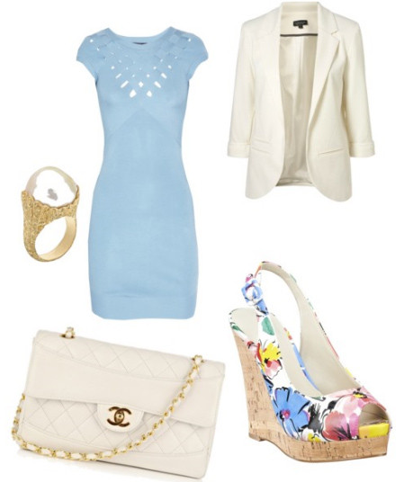 Chỉ cần một chút hoa văn hoa lá trên đôi giày đế xuồng và sử dụng thêm túi xách tay phối kim loại, chắc chắn bạn sẽ nổi bật hơn, ấn tượng hơn khi diện màu pastel. Chỉ cần một chút hoa văn hoa lá trên đôi giày đế xuồng và sử dụng thêm túi xách tay phối kim loại, chắc chắn bạn sẽ nổi bật hơn, ấn tượng hơn khi diện màu pastel.