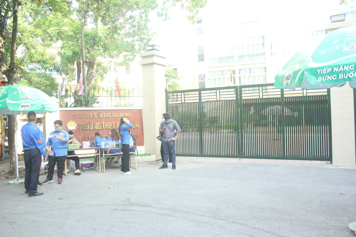 Điểm thi Trung học Phổ thông Kim Liên (Ảnh:V.N)