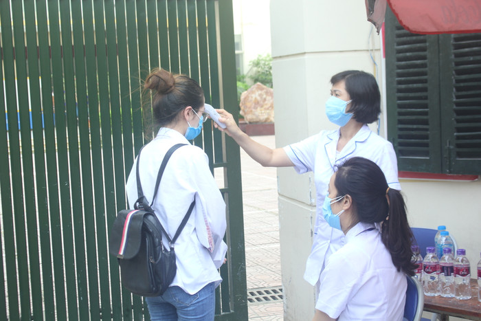 Đảm bảo diễn ra kỳ thi an toàn (Ảnh:V.N)