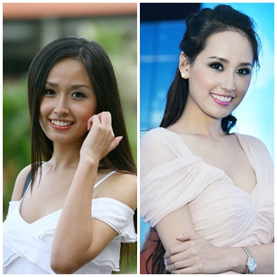 Thậm chí cả vòng 1 lép xẹp lẫn nước da ngăm đen của Mai Phương Thúy ngày xưa cũng biến mất hoàn toàn