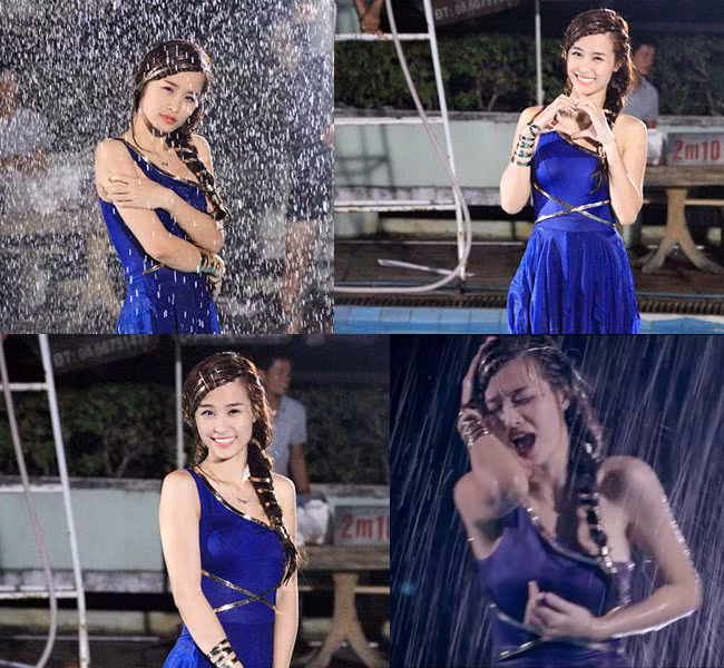 Trong MV “Sau một giấc mơ”, Đông Nhi với tạo hình nữ thần dễ thương nhưng cũng rất là gợi cảm.