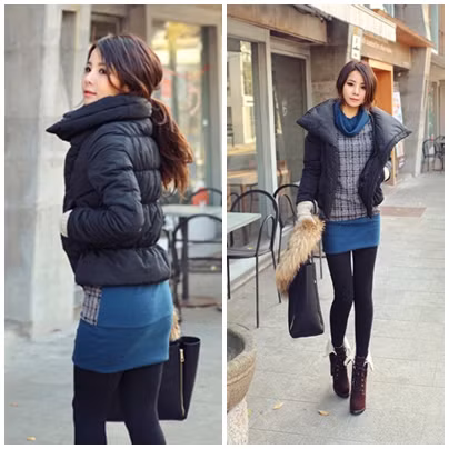 Bên cạnh đó những sắc màu trầm, tối lại là lựa chọn của những cô nàng cá tính