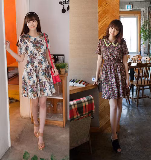 Trang phục vintage rất phù hợp với các cô nàng sinh vào cuối mùa hạ này