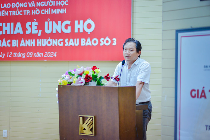 Tiến sĩ Phạm Ngọc Tuấn, Chủ tịch Công đoàn Trường Đại học Kiến trúc Thành phố Hồ Chí Minh. Ảnh: NTCC ER_B24_0214 - Copy.jpg