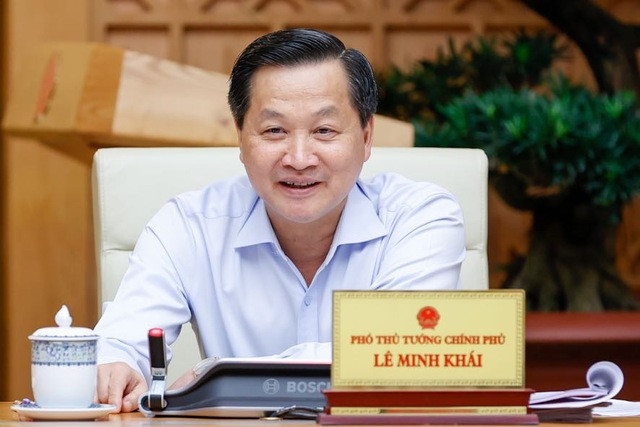 Phó Thủ tướng Lê Minh Khái phát biểu tại phiên họp. Ảnh: VGP/Nhật Bắc Phó Thủ tướng Lê Minh Khái phát biểu tại phiên họp. Ảnh: VGP/Nhật Bắc