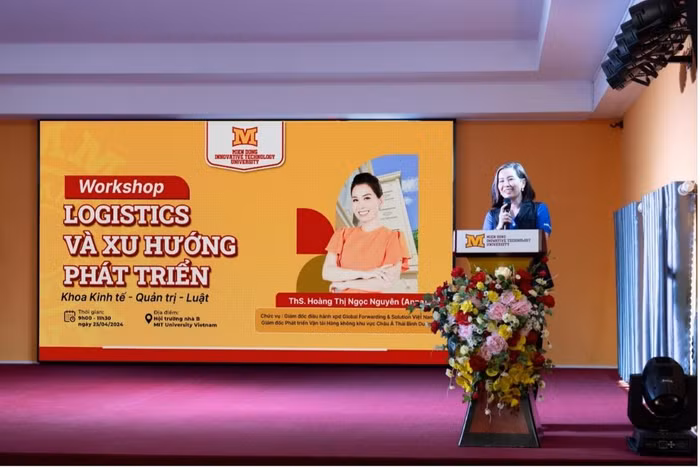 Workshop “Logistics và Xu hướng phát triển”ngày 25/04/2024 tại Trường Đại học MIT Uni.