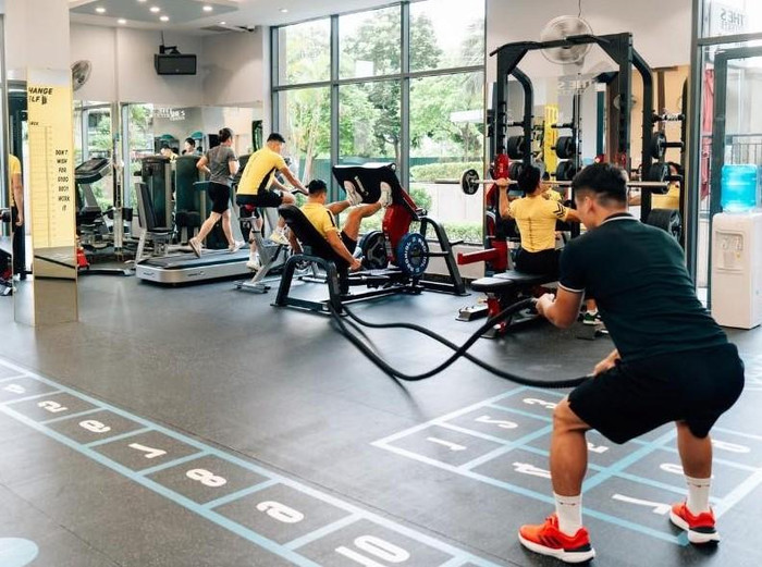 Thỏa sức tập luyện tại hệ thống phòng gym. Thỏa sức tập luyện tại hệ thống phòng gym.