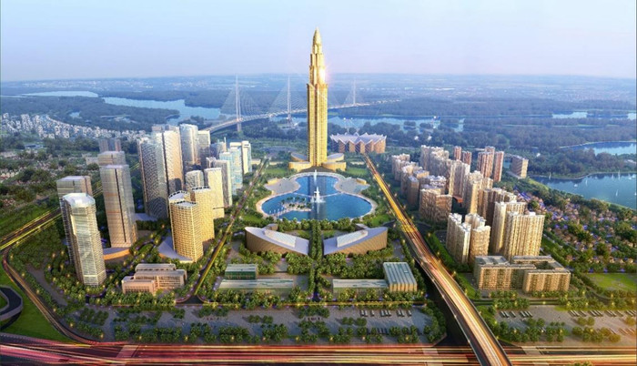 Phối cảnh dự án Thành phố Thông minh Bắc Hà Nội Phối cảnh dự án Thành phố Thông minh Bắc Hà Nội
