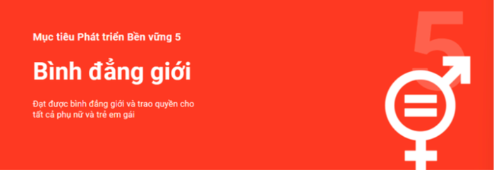 Mục tiêu phát triển bền vững số 5 Mục tiêu phát triển bền vững số 5