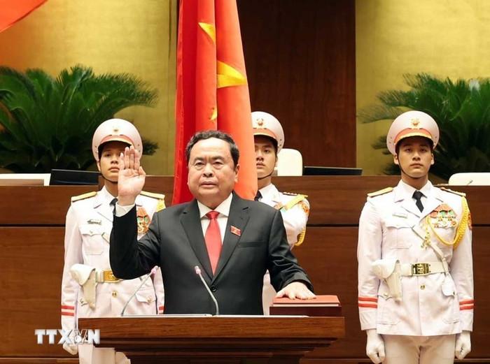 Chủ tịch Quốc hội khóa XV Trần Thanh Mẫn. (Ảnh: TTXVN) Chủ tịch Quốc hội khóa XV Trần Thanh Mẫn. (Ảnh: TTXVN)