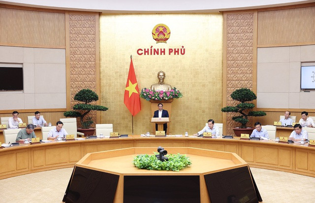 Thủ tướng yêu cầu, trong tháng 5 và thời gian tới cần tập trung chuẩn bị thật tốt việc phục vụ Hội nghị Trung ương, kỳ họp Quốc hội sắp tới và triển khai 15 nhóm nhiệm vụ, giải pháp trọng tâm trong chỉ đạo, điều hành. Ảnh: VGP/Nhật Bắc Thủ tướng yêu cầu, trong tháng 5 và thời gian tới cần tập trung chuẩn bị thật tốt việc phục vụ Hội nghị Trung ương, kỳ họp Quốc hội sắp tới và triển khai 15 nhóm nhiệm vụ, giải pháp trọng tâm trong chỉ đạo, điều hành. Ảnh: VGP/Nhật Bắc