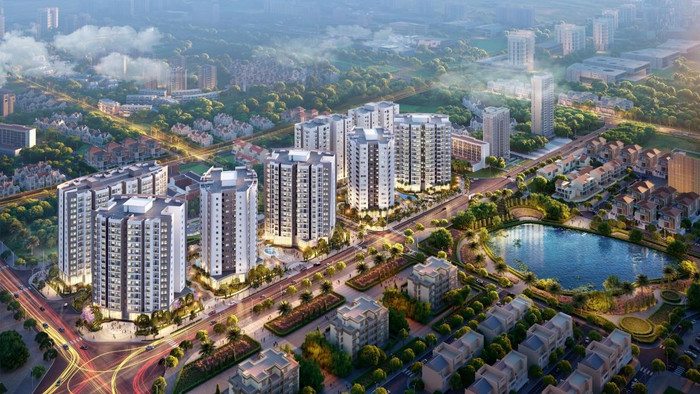 Toàn cảnh dự án Le Grand Jardin (Sài Đồng, Long Biên). Toàn cảnh dự án Le Grand Jardin (Sài Đồng, Long Biên).