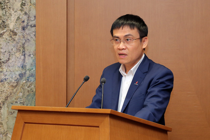 Ông Trương Quốc Lâm, Chánh Văn phòng Tập đoàn phát biểu tại buổi lễ. 3.JPG